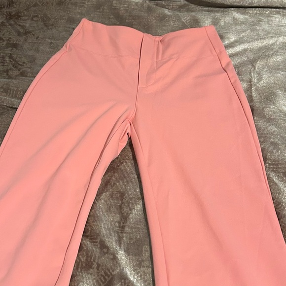 Halara Flex™ High Waisted Back Side Pocket Slight Flare Work Pants XS Petite - Picture 5 of 8